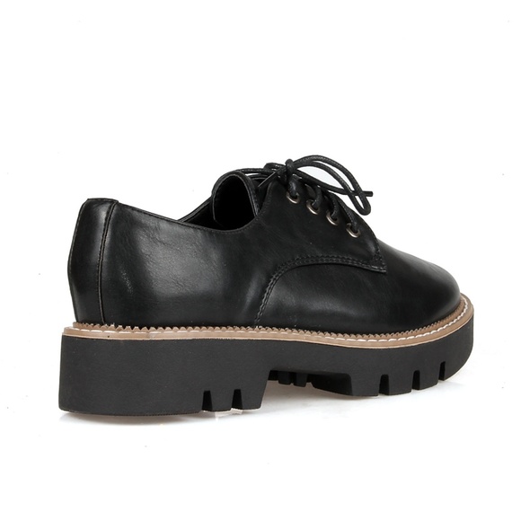 Brett Chunky Women's Lace Up Oxfords - Picture 3 of 3